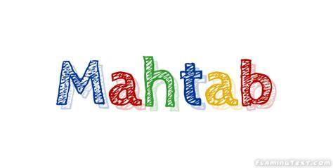 Mahtab Logo | Free Name Design Tool from Flaming Text