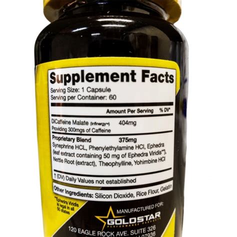 GoldStar EPH Bomb 60caps supplements | Supplements4muscle | Supplements ...