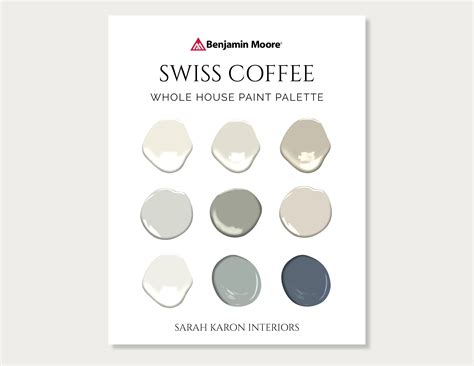 Sherwin Williams Swiss Coffee Color Paint Color Ideas