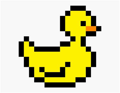 Rubber Duck Pixel Art, HD Png Download , Transparent Png Image - PNGitem