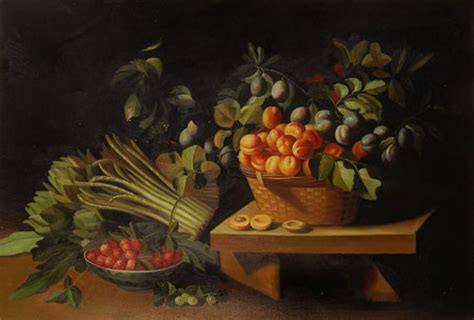 Quadro Natura Morta Con Frutta E Verdura Di Picart Scuola Nature