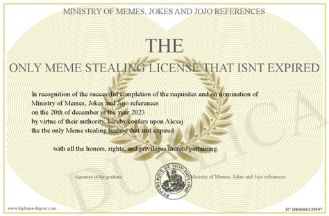 The Only Meme Stealing License That Isnt Expired