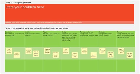 Creative Problem Solving Templates