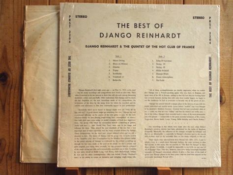 Django Reinhardt Best Of Django Reinhardt Guitar Records