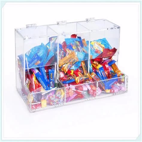 Boîte Présentoir À Bonbons En Acrylique 3 Niveaux 10 Pièces Boîte Pour