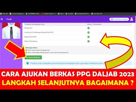 Cara Ajukan Berkas Ppg Daljab Dan Langkah Selanjutnya Setelah