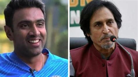 India Spinner R Ashwin Gives Strong Response To Pcb Chief Ramiz Rajas