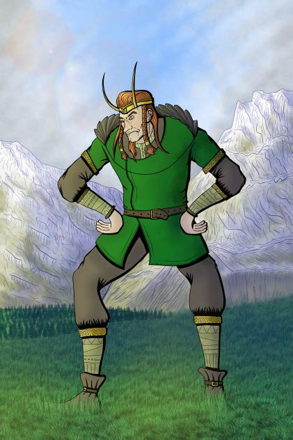 Локи - Бог Огня и Обмана - ibisPaint