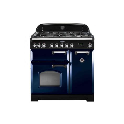 Rangemaster Classic Deluxe Dual Fuel Range Cooker Cm Regal Blue