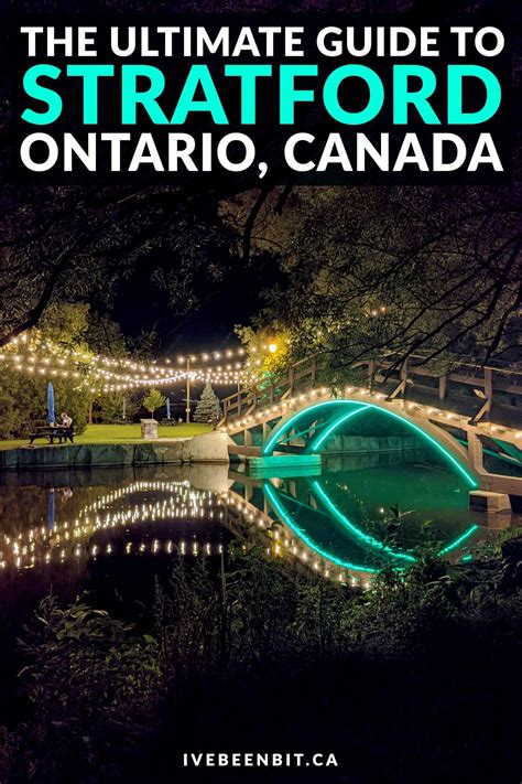 Best Things To Do In Stratford Ontario For A Fabulous Getaway