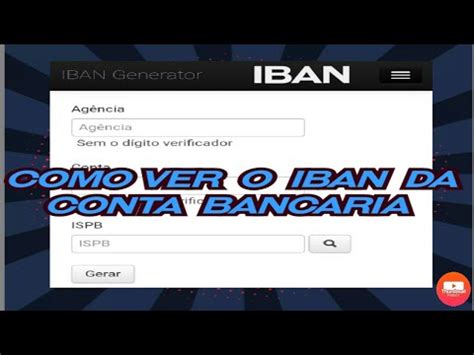 Como saber o IBAN da minha conta bancaria e oque é IBAN YouTube