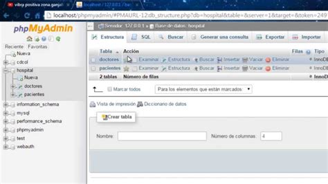 Como Crear Una Base De Datos En Xamppphpmyadmin Parte 2 Youtube