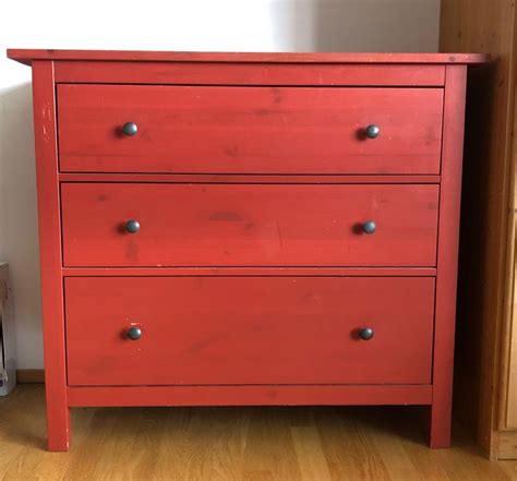 Hemnes Ikea Kommode Rot Kaufen Auf Ricardo