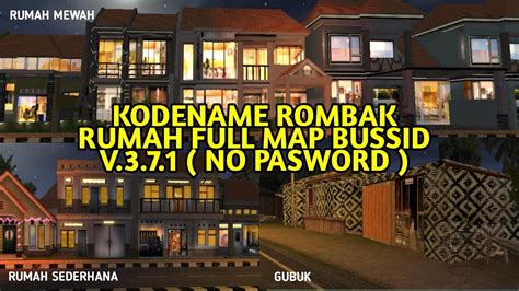 KODENAME TERBARU SKIN RUMAH FULL MAP BUSSID V 3 7 1 YouTube