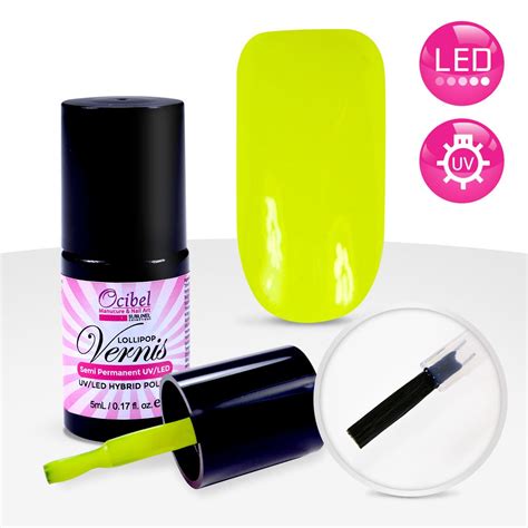 Vernis Semi Permanent UV LED 5ml Jaune Fluo 2586 5 Ml Achat