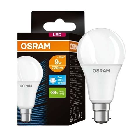 Osram 9W LED Eco Bulb B22 720 Lumen - Just Electronics