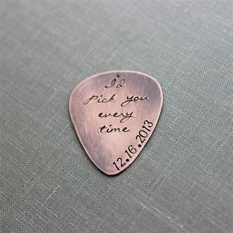 Guitar Pick I Pick You Etsy