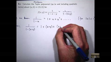 Multivariable Taylor Polynomials Youtube