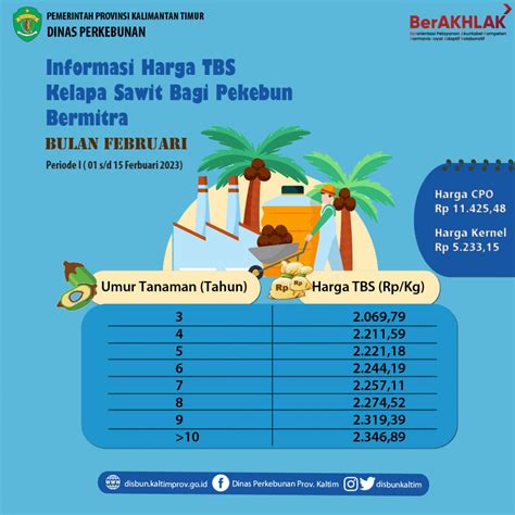 Informasi Harga TBS Kelapa Sawit Bagi Pekebun Bermitra Periode 1 15