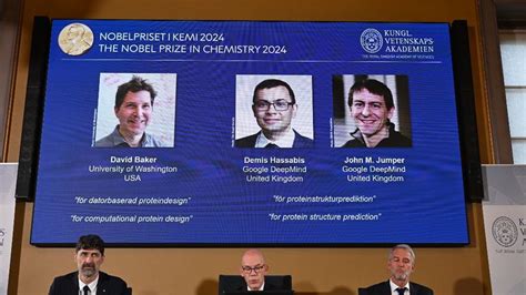 Le prix Nobel de chimie est décerné aux Américains David Baker et John