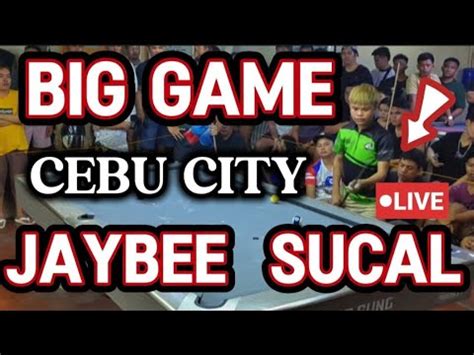 Big Game At Cebu City K Jaybee Sucal Vs Boss Ivan Ng Cebu Balls