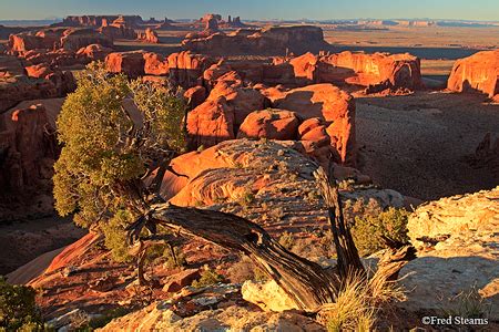 HUNTS MESA SUNSET - MONUMENT VALLEY - NAVAJO TRIBAL PARK - STEARNS ...