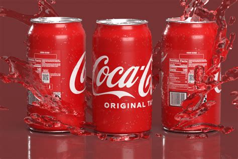 Coke 3d Render Behance