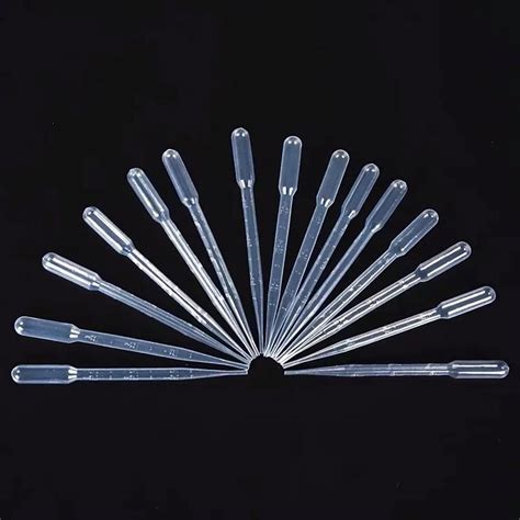 Saim 0 5ml Transfer Pipettes Plastic Clear Fine Tip Dosing Disposable