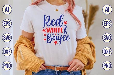 Red White Boujee Svg Graphic By Sadiqul Creative Fabrica