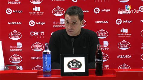 Rueda de prensa de Francisco Rodríguez tras el CD Lugo vs Real