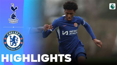 Chelsea Vs Tottenham Highlights U18 Premier League 17 02 2024 Youtube