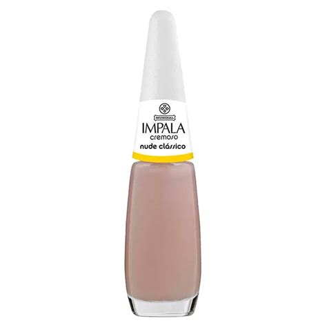 Esmalte Impala Nude Clássico Mais Vaidosa Esmalte Impala Nude