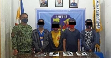 4 Npa Rebels Surrender In Caraga Philippine News Agency