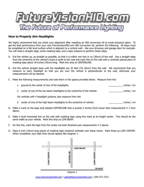 How To Properly Aim Headlights