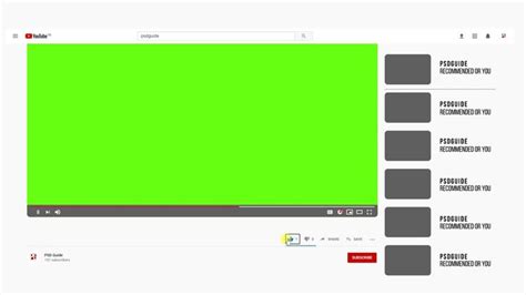 Youtube Free Download End Screen Player Like Subscribe And Bell Icon Green Screen Template