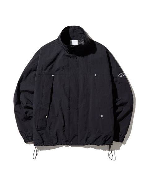 MUSINSA公式 1993STUDIO 2WAY Flap Pocket Windbreaker Black