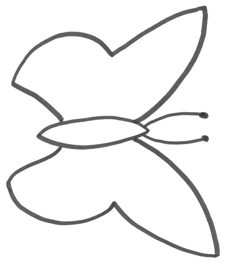 Butterfly Outline Printable Clipart Best