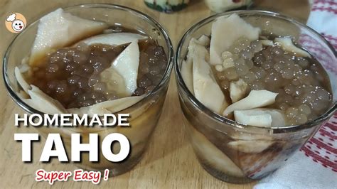 Homemade Taho How To Make Taho Using Soy Milk Super Easy Soy Milk Taho Sarap Cuisine Youtube