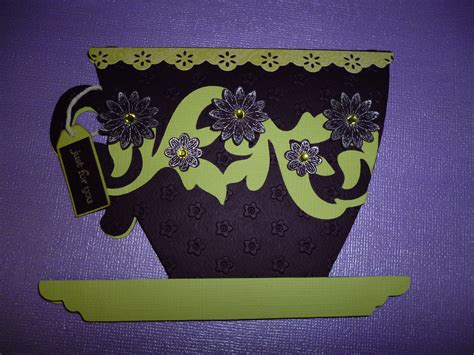 Teacup Card Tea Cup Card Cricut Creations Cards