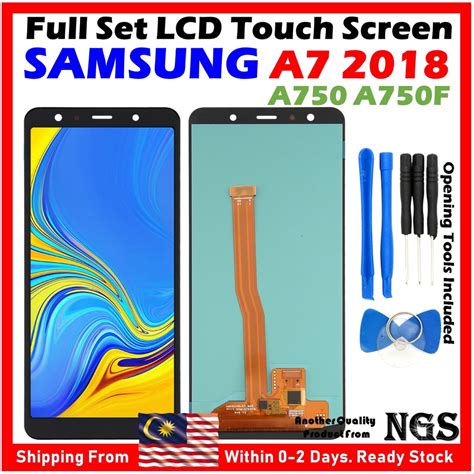 AMOLED Full Set LCD Touch Screen Compatible For SAMSUNG Galaxy A7 2018