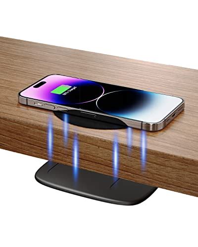 KPON Invisible Wireless Charger 40MM 1 57 Under Desk Wireless Phone