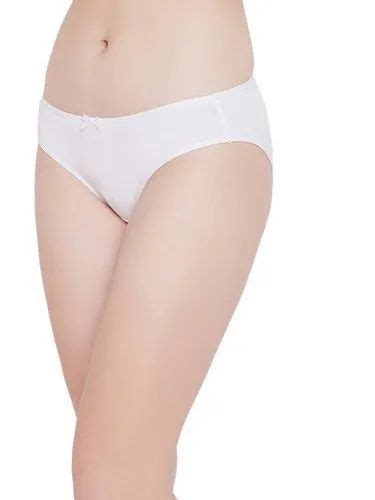 Clovia Low Waist Bikini Panty In White Cotton At Rs Pure Cotton