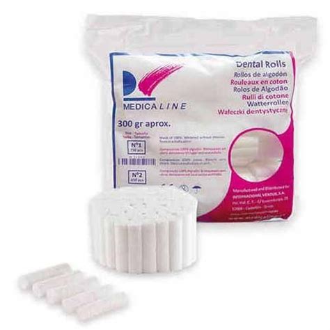 ROLLOS DE ALGODON DENTAL MEDICALINE Nº3 300GR DJL Dental Tienda