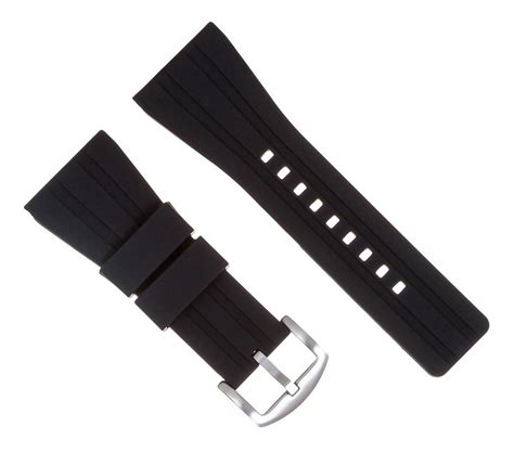 Pulseira Silicone Super Larga 34mm Para Relógio Grande Parcelamento