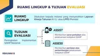 Materi Umum Evaluasi SAKIP Untuk Kementerian PPT