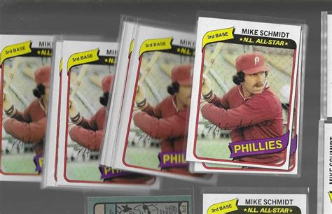 Topps Mike Schmidt Philadelphia Phillies Hof Nm Ebay