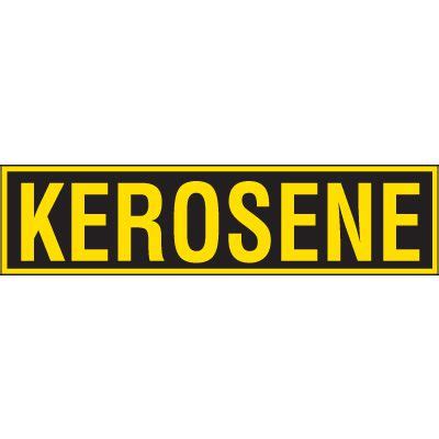 Chemical Hazard Labels Kerosene Emedco