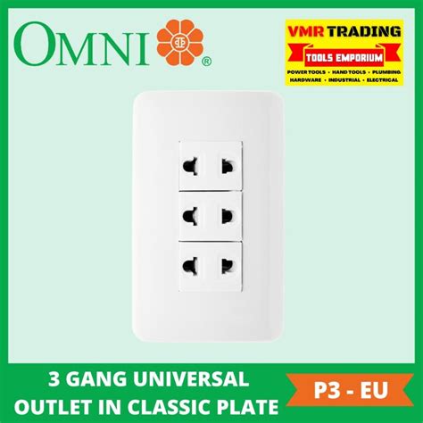 Omni Gang Universal Outlet In Classic Plate Vmr Trading Shopee