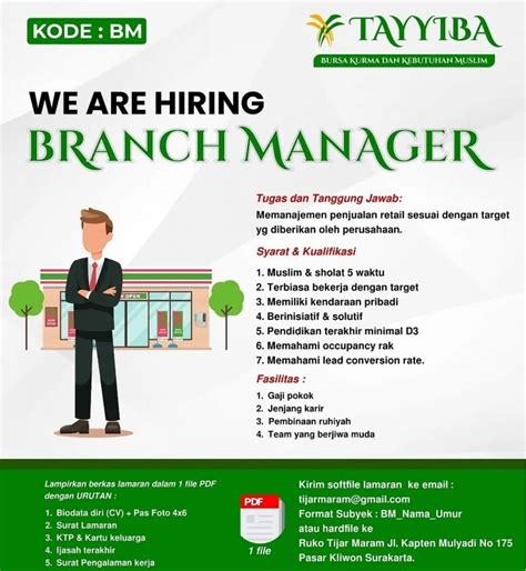 Lowongan Kerja Team Tayyiba Tijar Maram Holding Company INFO LOKER SOLO