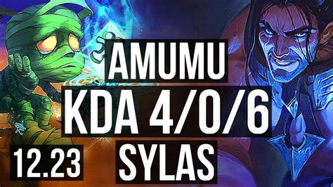 Amumu Vs Sylas Jng M Mastery Games Kr Diamond